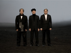 YMO at the shoot